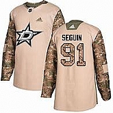 Dallas Stars #91 Tyler Seguin Camo Adidas Veterans Day Practice Jersey,baseball caps,new era cap wholesale,wholesale hats